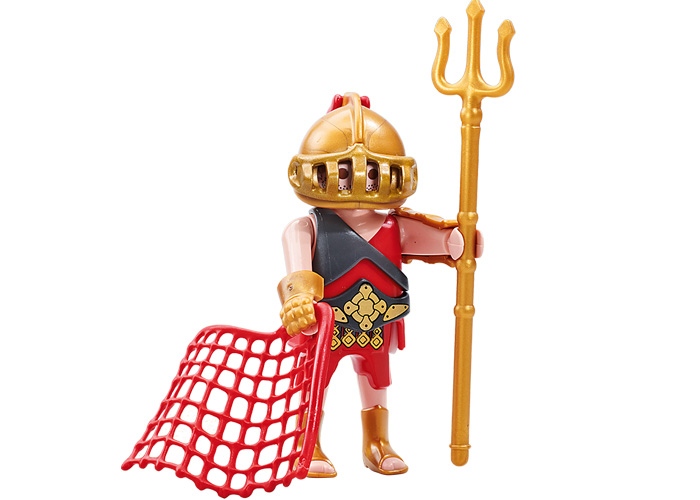 Playmobil Gladiador romano con tridente playmobil