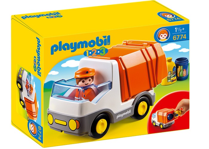 Playmobil 1.2.3 Camión de Basura playmobil