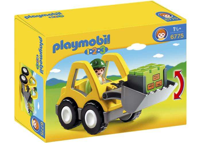 Playmobil 1 2 3 Tractor amarillo playmobil