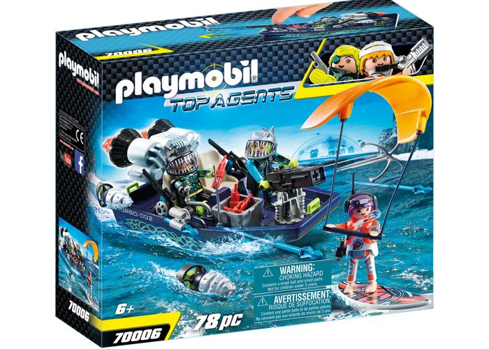 Playmobil 70006 Barca con arpon Equipo Shark playmobil