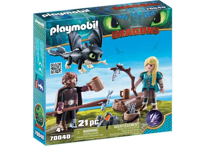 Playmobil 70040 Hipo y Astrid con dragon playmobil