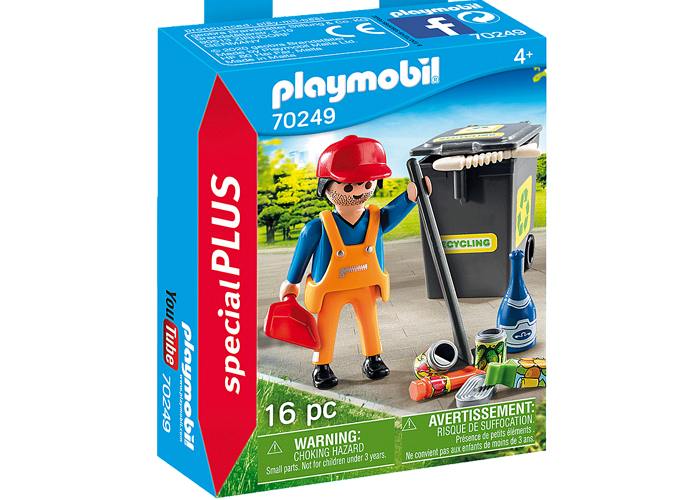 Playmobil 70249 Barrendero con accesorios playmobil