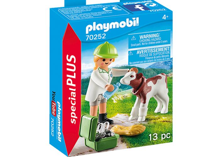 Playmobil 70252 Veterinaria con ternero playmobil