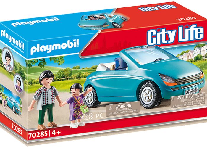 Playmobil 70285 Padre y niña con coche descapotable playmobil