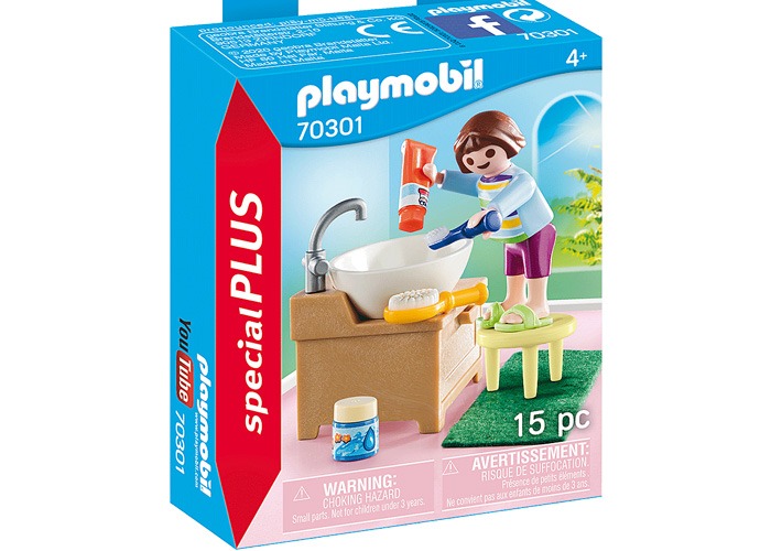 Playmobil 70301 Niña con cepillo de dientes playmobil