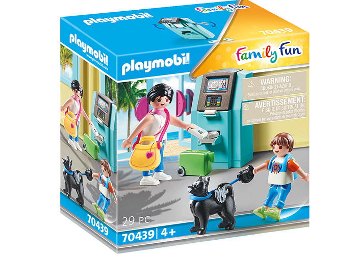 Playmobi 70439 Turistas con cajero automático playmobil