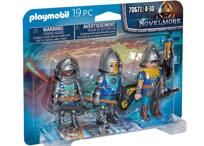 Playmobil Set de 3 Caballeros de Novelmore playmobil