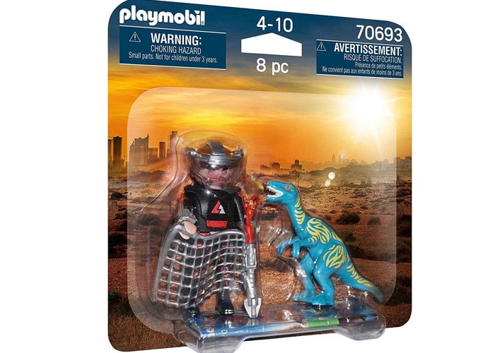 Playmobil 70693 DuoPack Velociraptor Frente y Saqueador playmobil