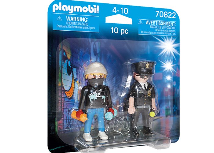 Playmobil DuoPack Policía y Vándalo playmobil