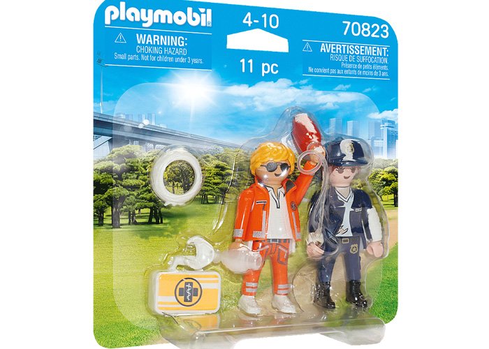 Playmobil Duo Pack médico y policía playmobil