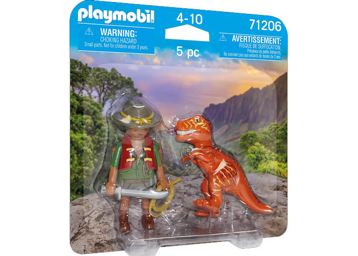 Playmobil 71206 Aventurero con T-Rex playmobil