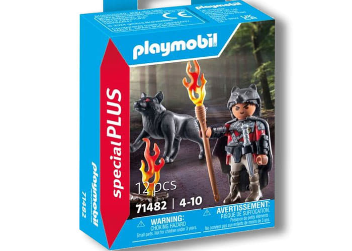 Playmobil 71482 Guerrero con lobo playmobil