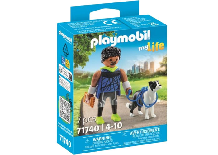 Playmobil 71740 Corredor con Border Collie playmobil