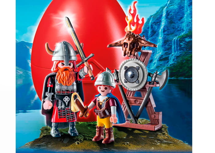 Playmobil 9209 Rey vikingo con niño playmobil