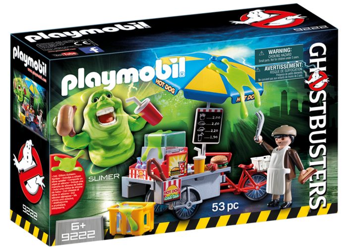 Playmobil Slimer con stand de Hot Dog playmobil