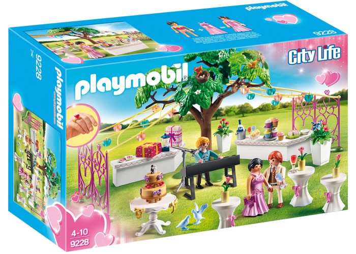 Playmobil Fiesta convite de boda playmobil