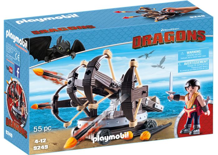 Playmobil Dragons Eret con ballesta playmobil