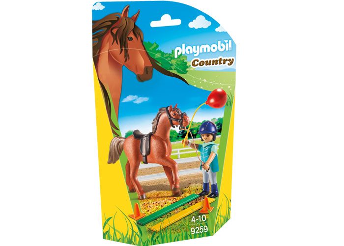 Playmobil Terapeuta a caballo playmobil