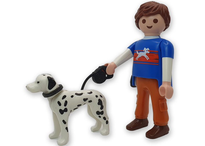 Playmobil Adiestrador canino con dálmata playmobil