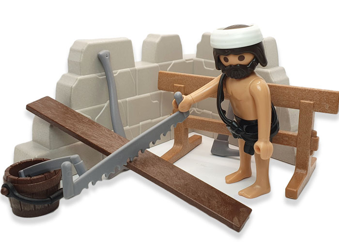 Playmobil Albañil con muro Belén V2 playmobil