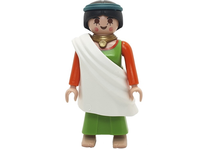 Playmobil Aldeana toga blanca playmobil