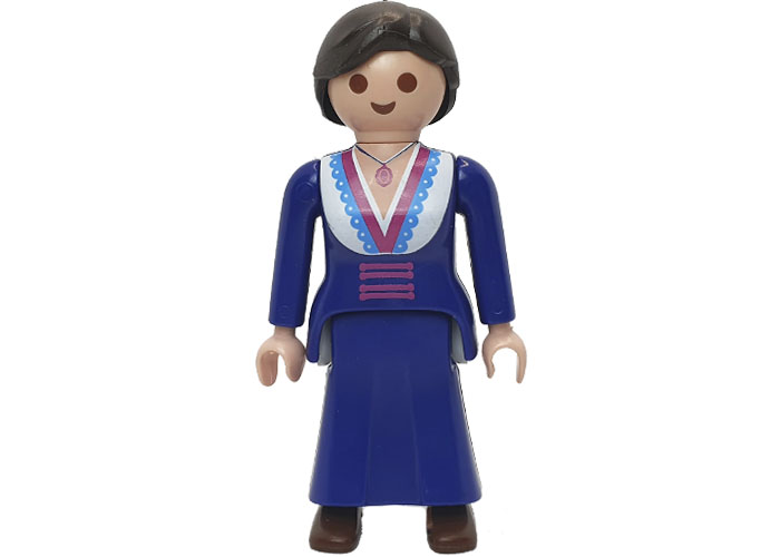 Playmobil Aldeana traje azul playmobil