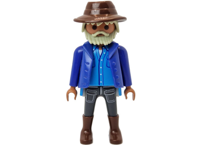 Playmobil Anciano Granjero con gorro playmobil