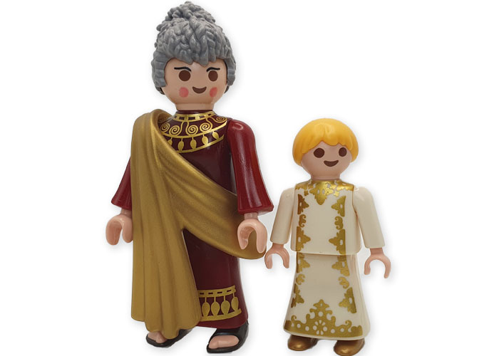 Playmobil Anciana Romana y niña playmobil