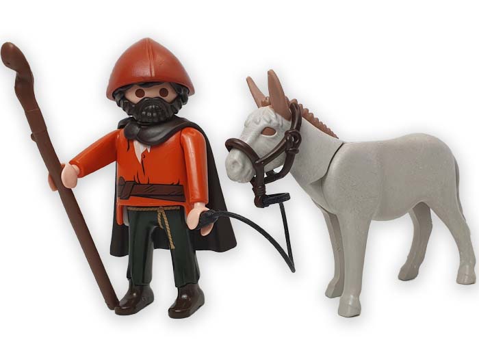 Playmobil Arriero con burro playmobil