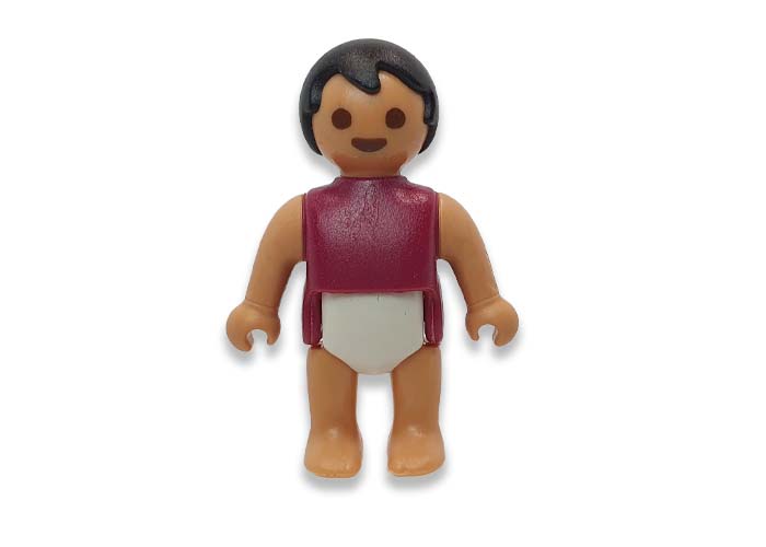 Playmobil Bebé camisa fucsia y pañal blanco playmobil