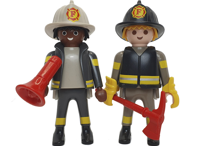 Playmobil Duo Bomberos USA playmobil