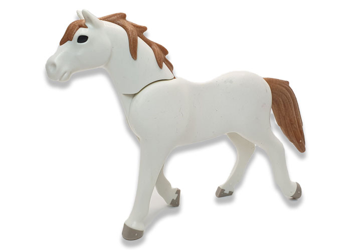 Playmobil Caballo Blanco Crín Rubia playmobil