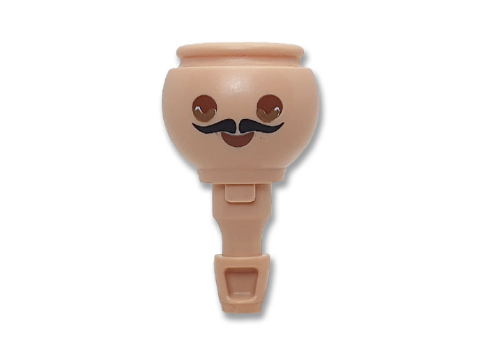 Playmobil Cabeza con bigote de epoca playmobil