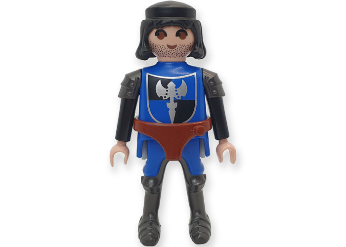 Playmobil Caballero hacha azul basico playmobil