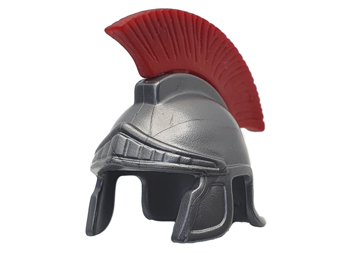 Playmobil Casco roma + pluma roja playmobil