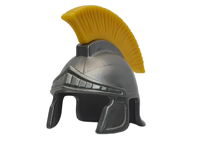 Playmobil Casco roma + pluma amarilla playmobil