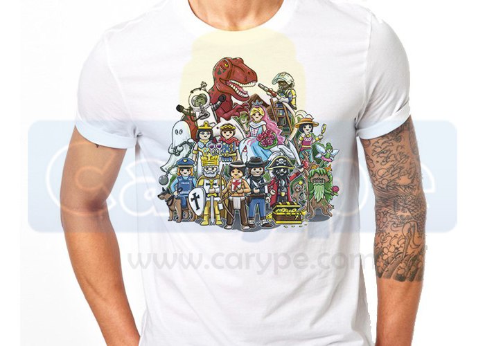 Camiseta Tematicas Coleccionista Chico Talla 2XL playmobil