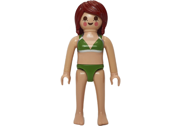 Playmobil Chica Bikini Verde playmobil