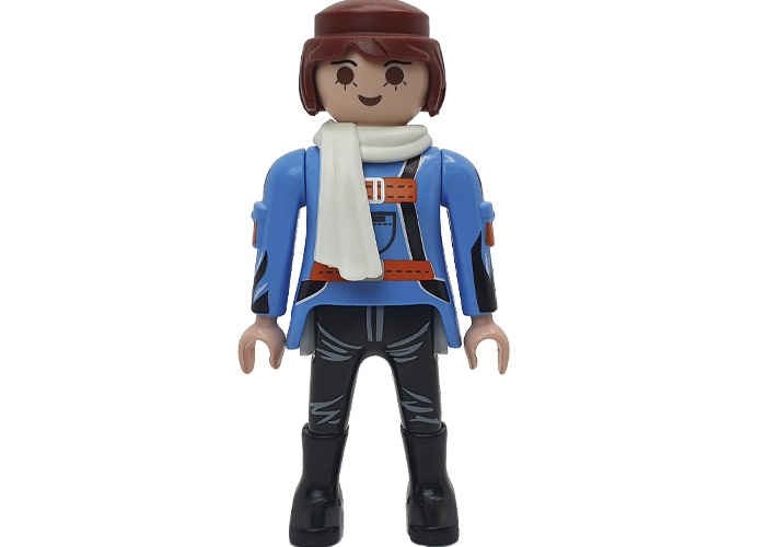 Playmobil Chica bufanda blanca playmobil