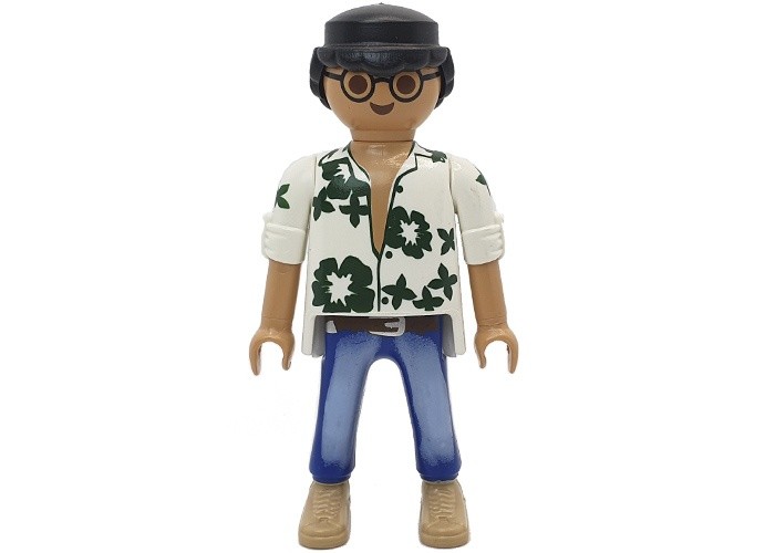 Playmobil Chico camisa flores playmobil