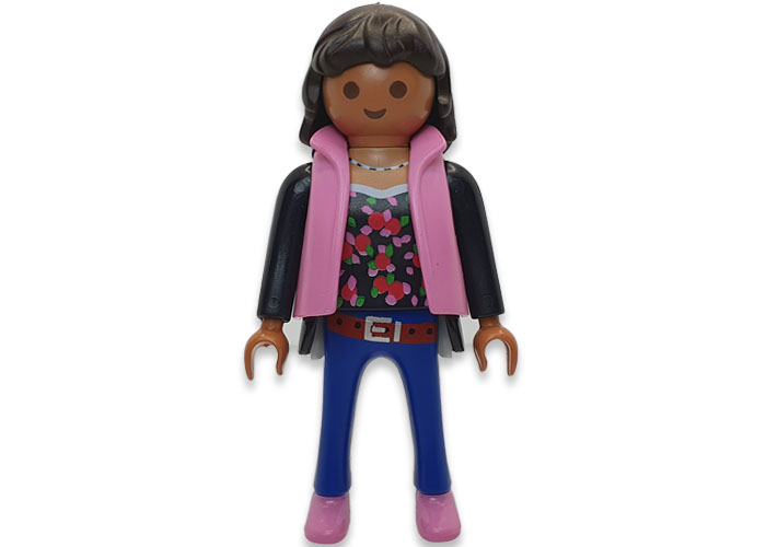 Playmobil Chica moderna chaqueta rosa playmobil