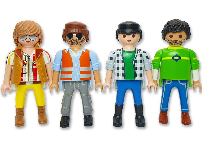 Playmobil Pack Chicos City Modernos (x4) playmobil