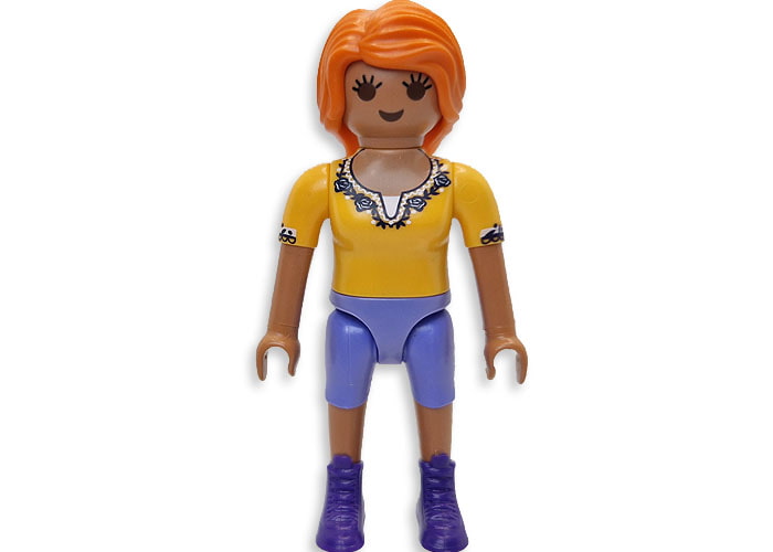 Playmobil Chica pelo largo pelirroja playmobil