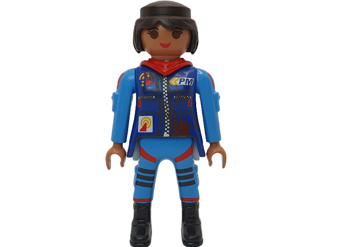 Playmobil Chica Stunt azul playmobil