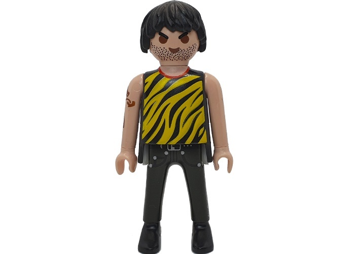 Playmobil Chico Camiseta Tigre tatuado playmobil