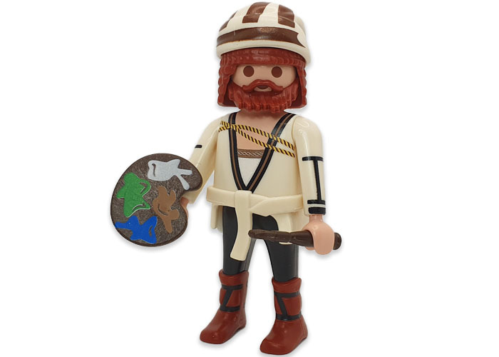 Playmobil Durero con paleta y pincel playmobil