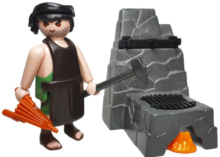 Playmobil Herrero con Fragua V2 playmobil