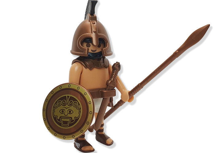 Playmobil Guerrero Griego Bronce con lanza playmobil