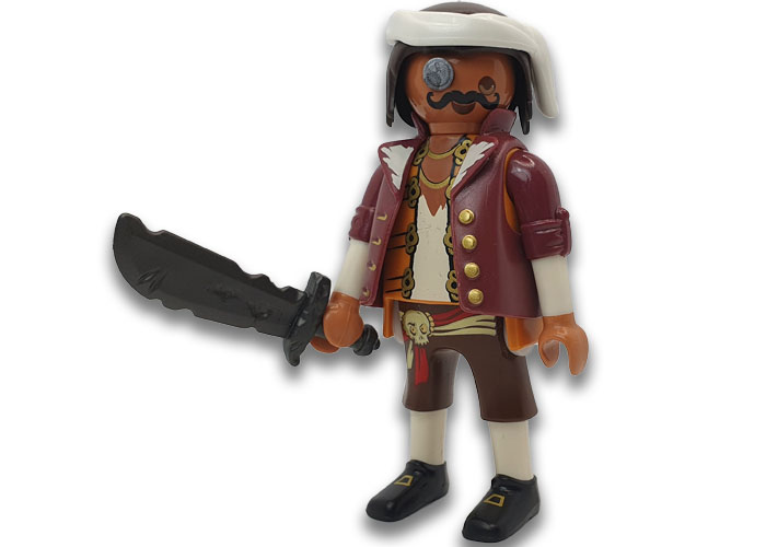 Playmobil Pirata Guardian tesoro Skull Island playmobil