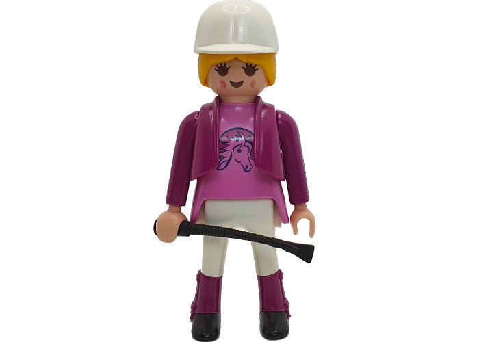 Playmobil chica hípica chaqueta rosa playmobil